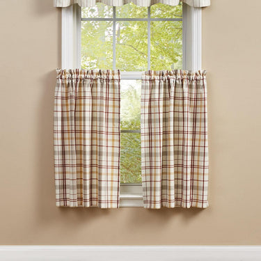 Kingswood Tier Pair Curtains - 72x36 Park Designs - The Fox Decor